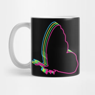 Butterfly 80s Neon Mug